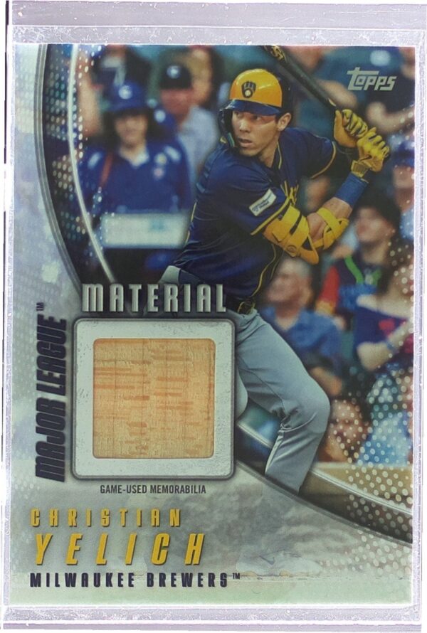 2025 Topps Christian Yelich JSY #MLM-CY Brewers Major League Material Relics