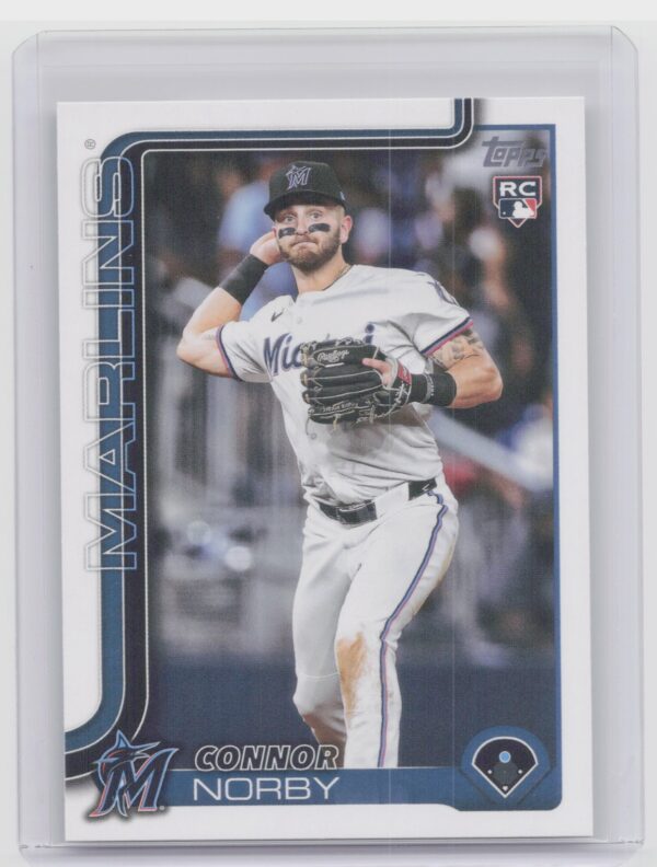2025 Topps Connor Norby RC #132 Marlins