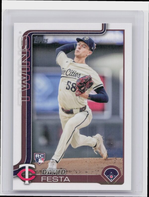 2025 Topps David Festa RC #178 Twins