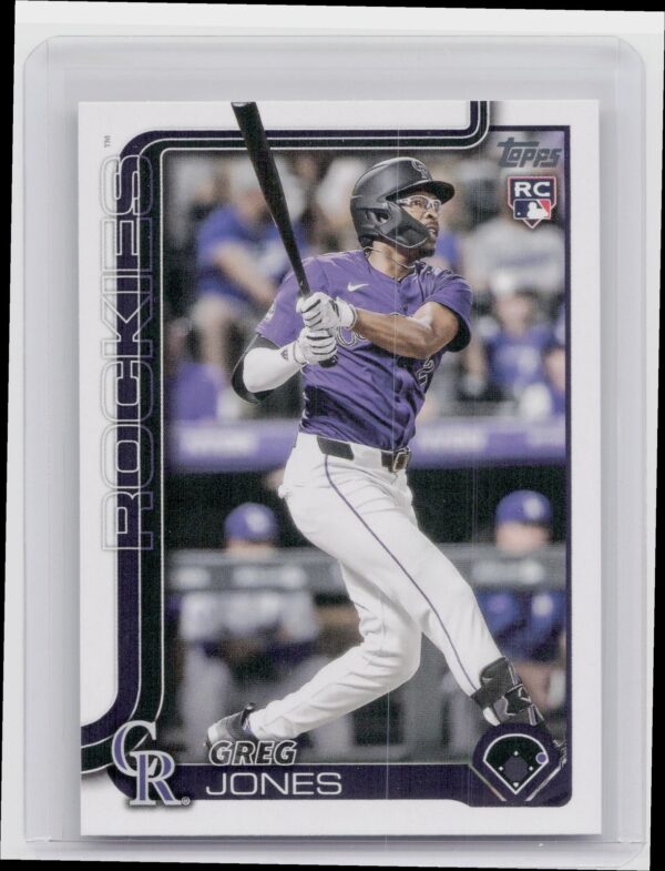 2025 Topps Greg Jones RC #36 Rockies