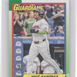 2025 Topps Jose Ramirez #T90-51 Guardians 1990 Topps Baseball 35th Anniversary