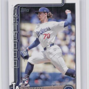 2025 Topps Justin Wrobleski RC #204 Dodgers