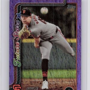 2025 Topps Kyle Harrison Purple Holo Foil /250 #177 Giants
