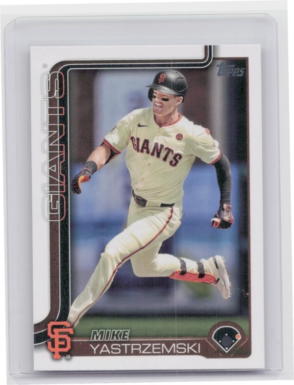 2025 Topps Mike Yastrzemski #186 Giants