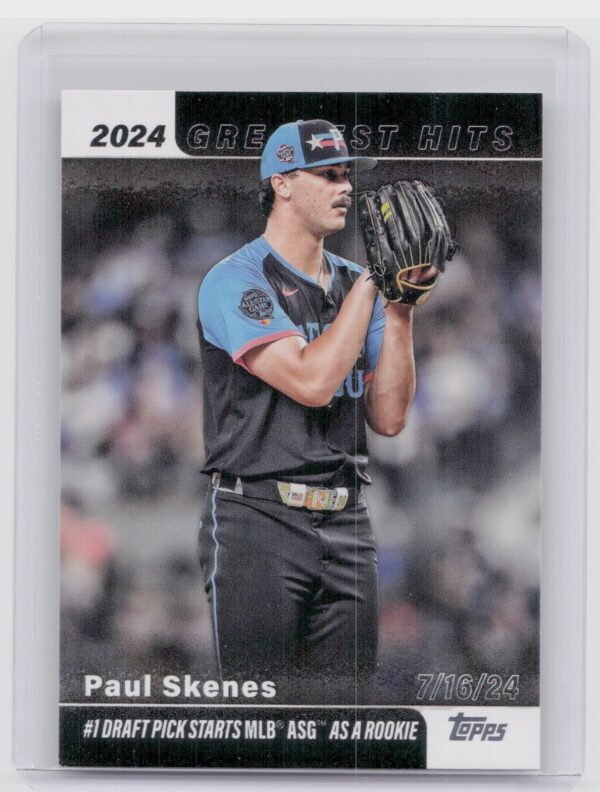 2025 Topps Paul Skenes #GH-24 Pirates 2024 Greatest Hits