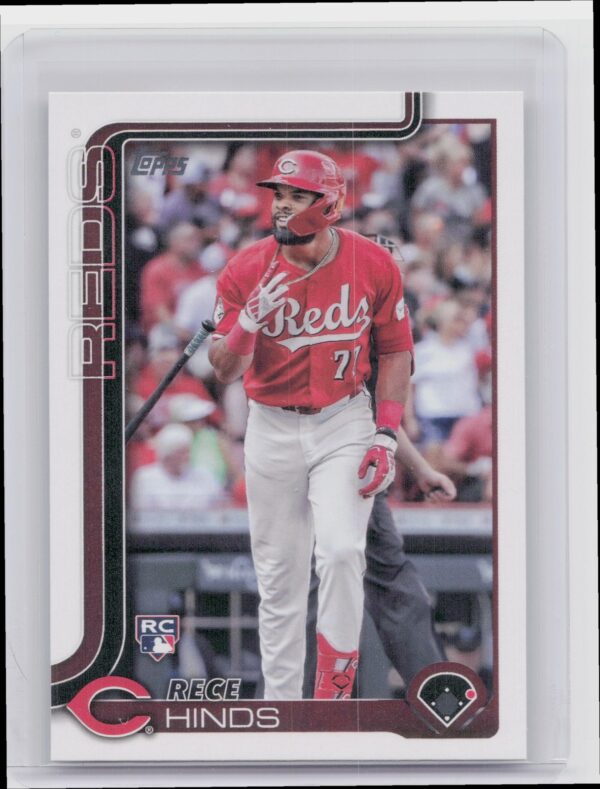 2025 Topps Rece Hinds RC #217 Reds