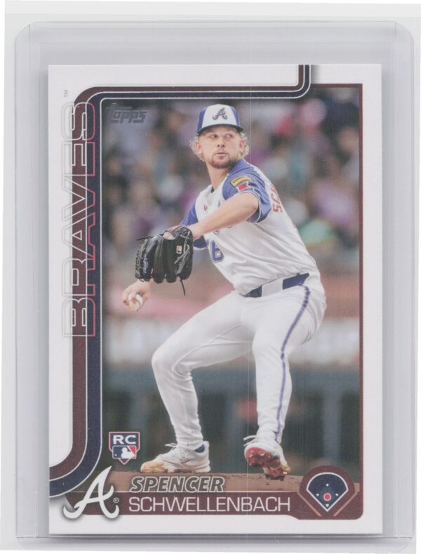 2025 Topps Spencer Schwellenbach RC #103 Braves