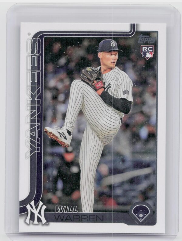 2025 Topps Will Warren RC #97 Yankees