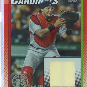 2025 Topps Yadier Molina JSY #T90R-YM Cardinals 1990 35th Anniversary relic