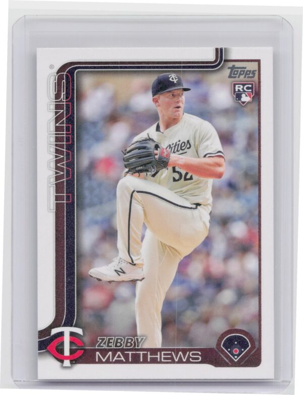 2025 Topps Zebby Matthews RC #283 Twins
