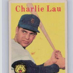 1958 Topps Charlie Lau RC #448 Tigers