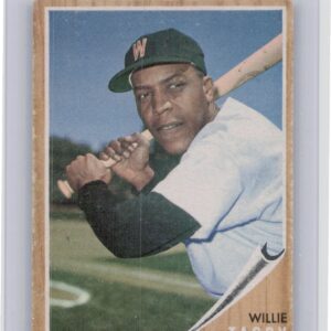 1962 Topps Willie Tasby VAR #462 Indians
