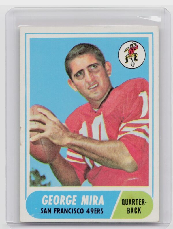 1968 Topps George Mira #9 49ers