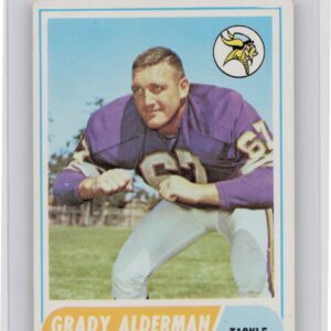 1968 Topps Grady Alderman #3 Vikings