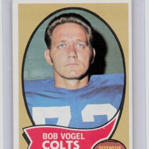 1970 Topps Bob Vogel #15 Colts
