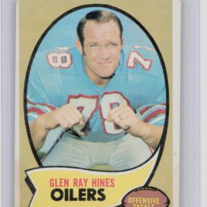 1970 Topps Glen Ray Hines RC #61 Oilers