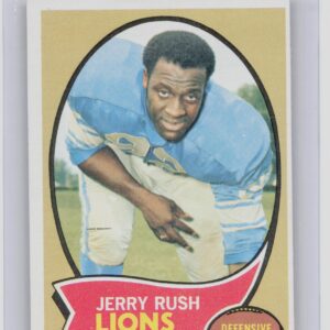 1970 Topps Jerry Rush RC #32 Lions
