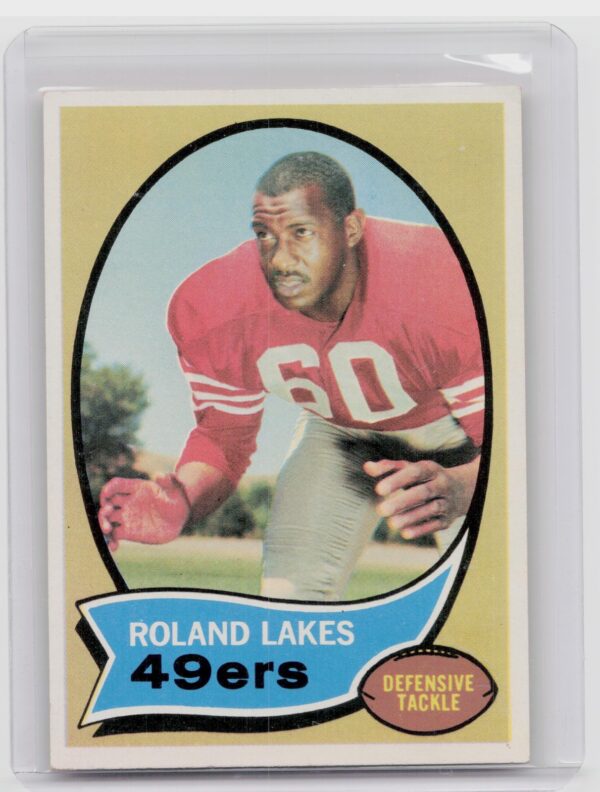1970 Topps Roland Lakes #27 49ers