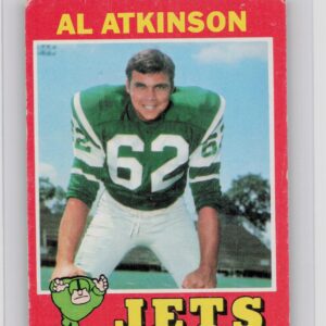 1971 Topps Al Atkinson #48 Jets