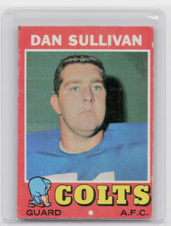 1971 Topps Dan Sullivan RC #108 Colts