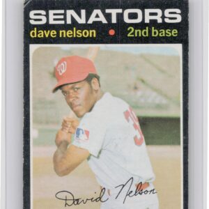 1971 Topps Dave Nelson #241 Senators