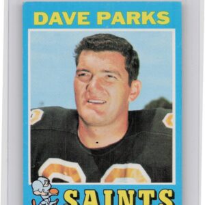 1971 Topps Dave Parks #37 Saints