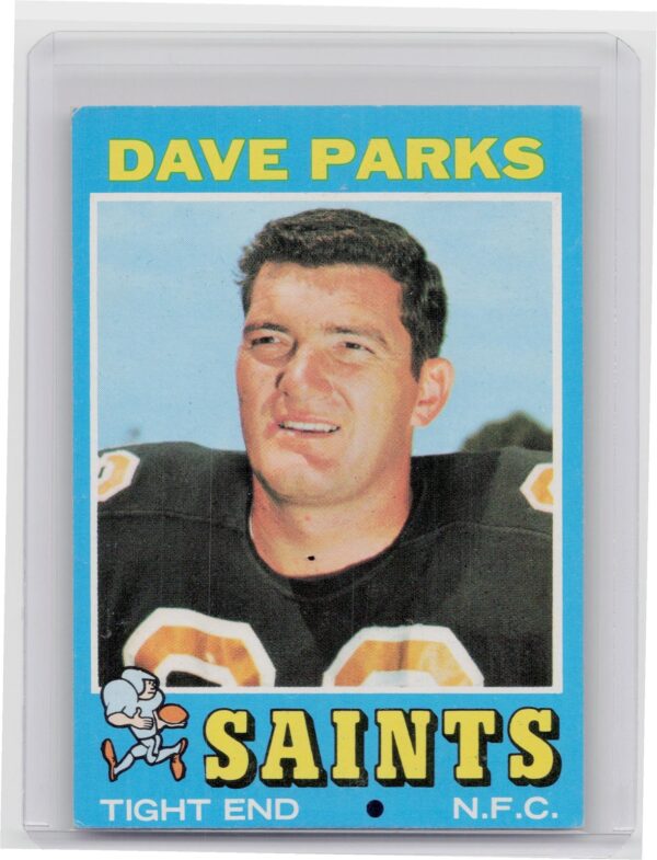 1971 Topps Dave Parks #37 Saints