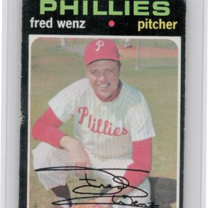 1971 Topps Fred Wenz #92 Phillies