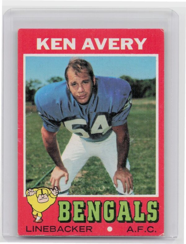 1971 Topps Ken Avery RC #22 Bengals