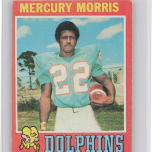1971 Topps Mercury Morris RC #91 Dolphins