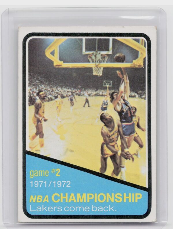 1972-73 Topps 1971-72 NBA Finals Game 2 #155 Knicks