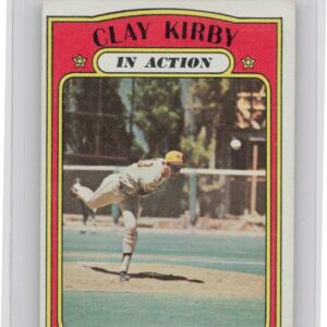 1972 Topps Clay Kirby #174 Padres