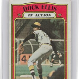 1972 Topps Dock Ellis #180 Pirates