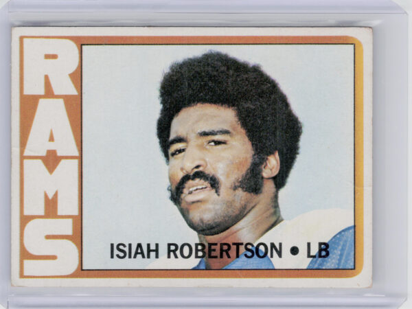 1972 Topps Isiah Robertson RC #215 Rams