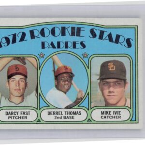 1972 Topps Padres 1972 Rookie Stars (Darcy Fast / Derrel Thomas / Mike Ivie) RC