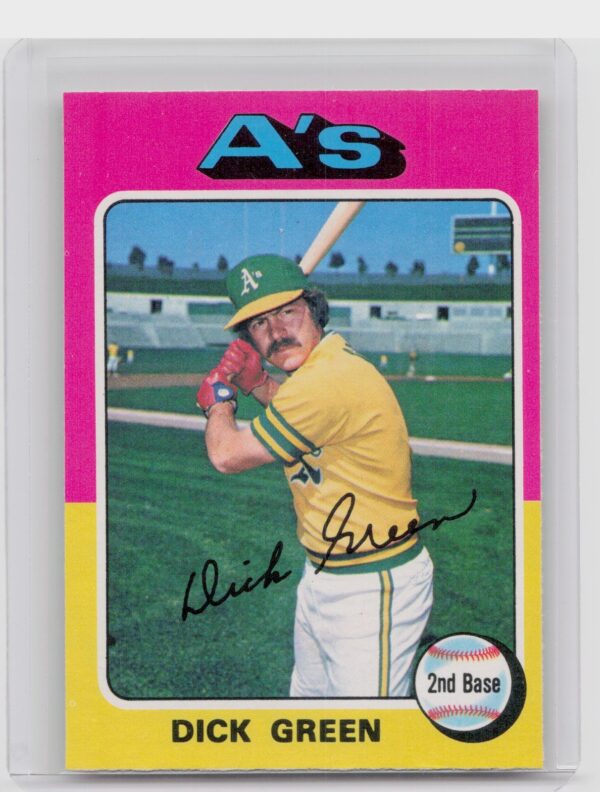 1975 Topps Dick Green #91 Athletics