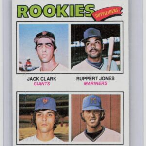 1977 Topps 1977 Rookie Outfielders Clark / Jones / Mazzilli / Thomas RC