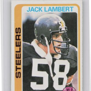 1978 Topps Jack Lambert #165 Steelers