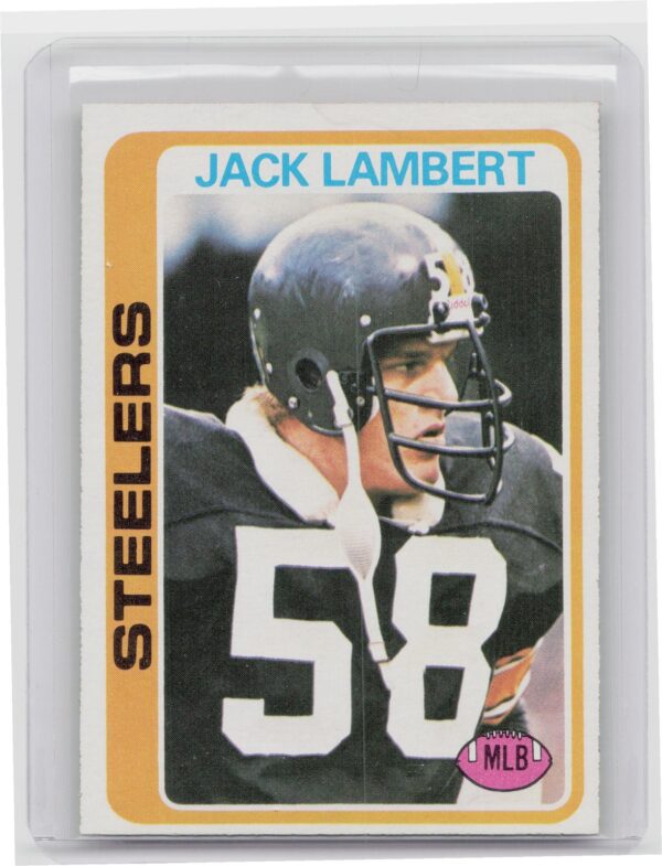1978 Topps Jack Lambert #165 Steelers