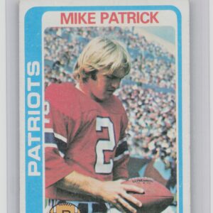 1978 Topps Mike Patrick #56 Patriots