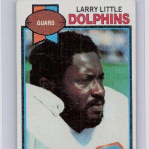 1979 Topps Larry Little Cream Colored Back #60 Dolphins