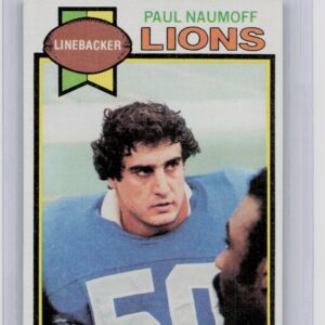 1979 Topps Paul Naumoff Cream Colored Back #447 Lions