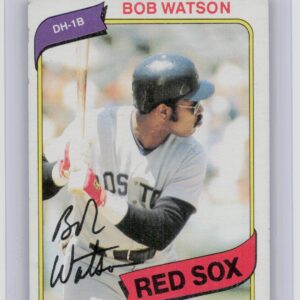 1980 Topps Bob Watson #480 Sox