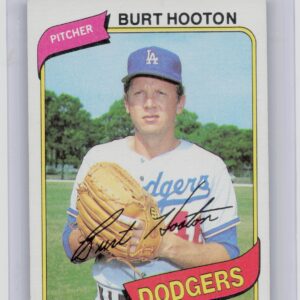 1980 Topps Burt Hooton #170 Dodgers