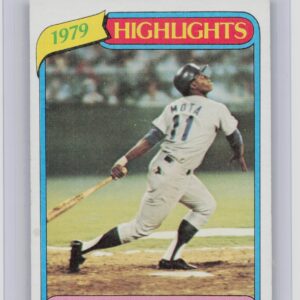 1980 Topps Manny Mota #3 Dodgers