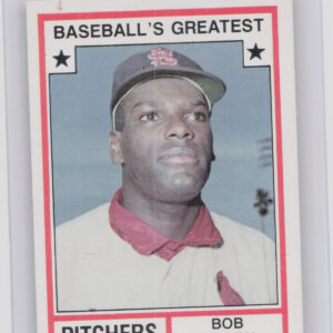 1982 TCMA Baseball's Greatest Pitchers (White Back) Bob Gibson #15 Cardinals