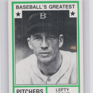1982 TCMA Baseball's Greatest Pitchers (White Back) Lefty Grove #29 Athletics