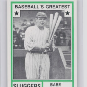1982 TCMA Baseball's Greatest Sluggers (White Back) Babe Ruth #18 Yankees
