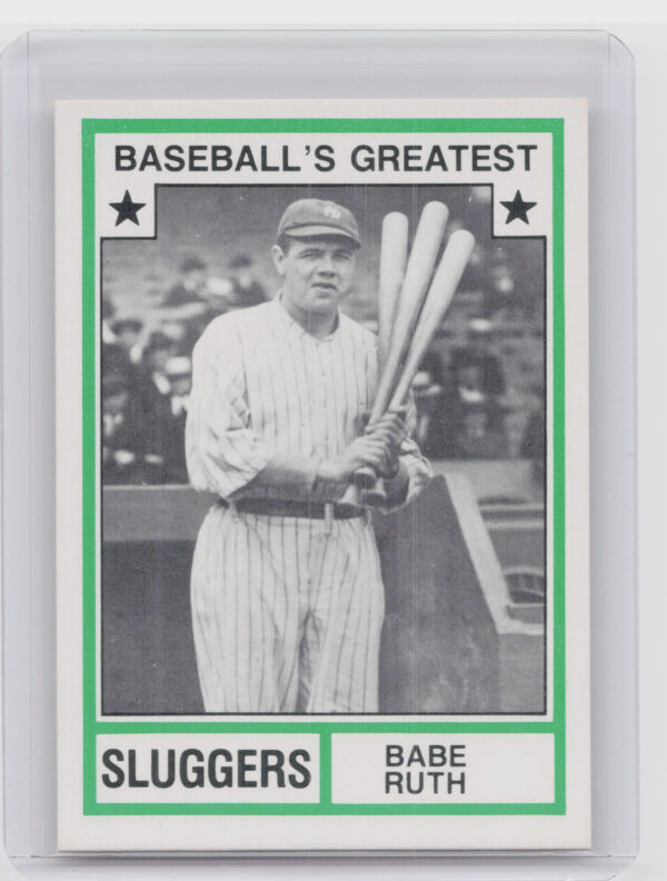 1982 TCMA Baseball's Greatest Sluggers (White Back) Babe Ruth #18 Yankees