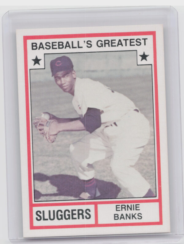 1982 TCMA Baseball's Greatest Sluggers (White Back) Ernie Banks #8 Cubs
